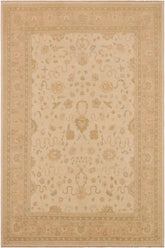 handmade Traditional Kafkaz Beige Nude Hand Knotted RECTANGLE 100% WOOL area rug 9 x 11